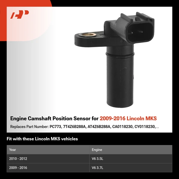 Engine Camshaft Position Sensor for 2009-2016 Lincoln MKS