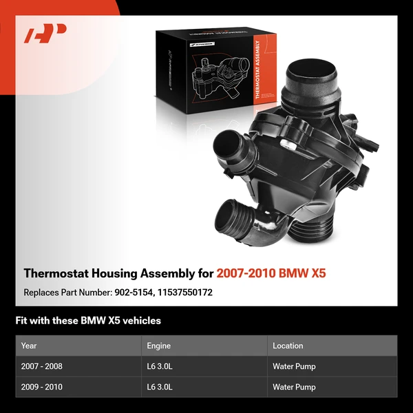 Thermostat Housing Assembly for 2007-2010 BMW X5