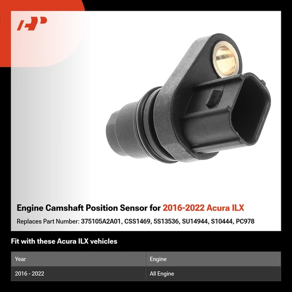 Engine Camshaft Position Sensor for 2016-2022 Acura ILX