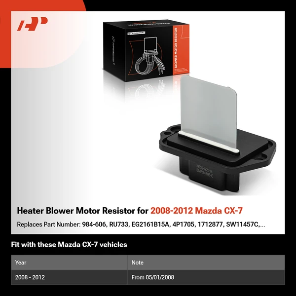 Heater Blower Motor Resistor for 2008-2012 Mazda CX-7