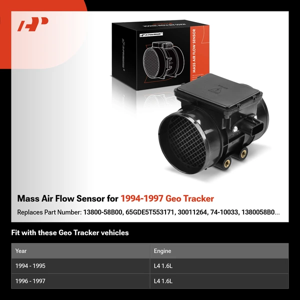 Mass Air Flow Sensor for 1994-1997 Geo Tracker