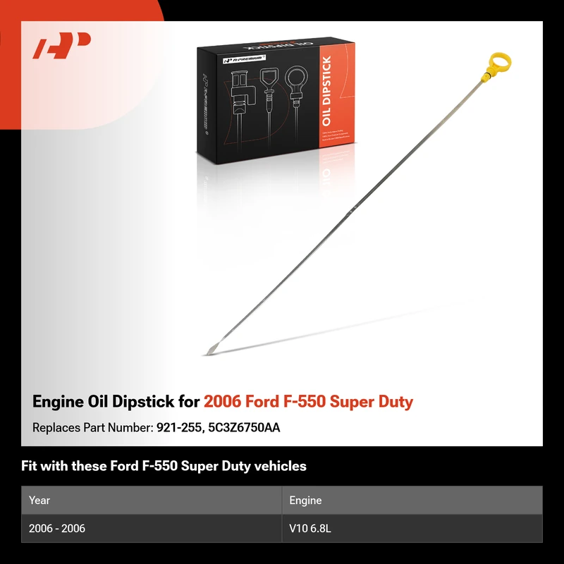 Engine Oil Dipstick for 2006 Ford F-550 Super Duty