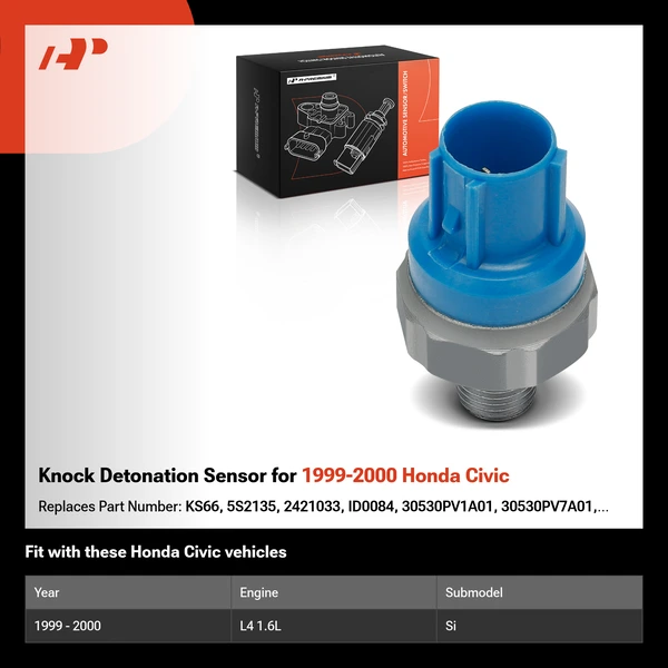 Knock Detonation Sensor for 1999-2000 Honda Civic