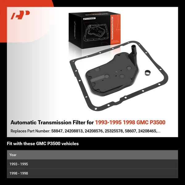Automatic Transmission Filter for 1993-1995 1998 GMC P3500