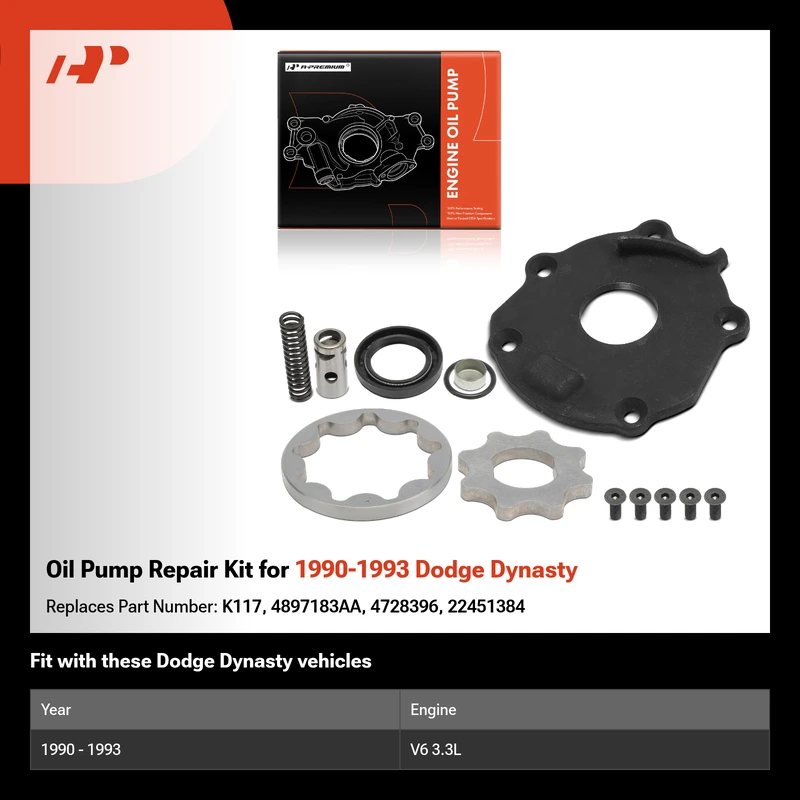 Oil Pump Repair Kit for 1990-1993 Dodge Dynasty