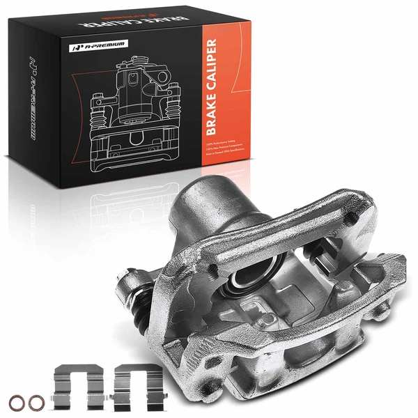 1-Pc Brake Caliper Rear Left Driver Side 1-Piston A-Premium APBC2086