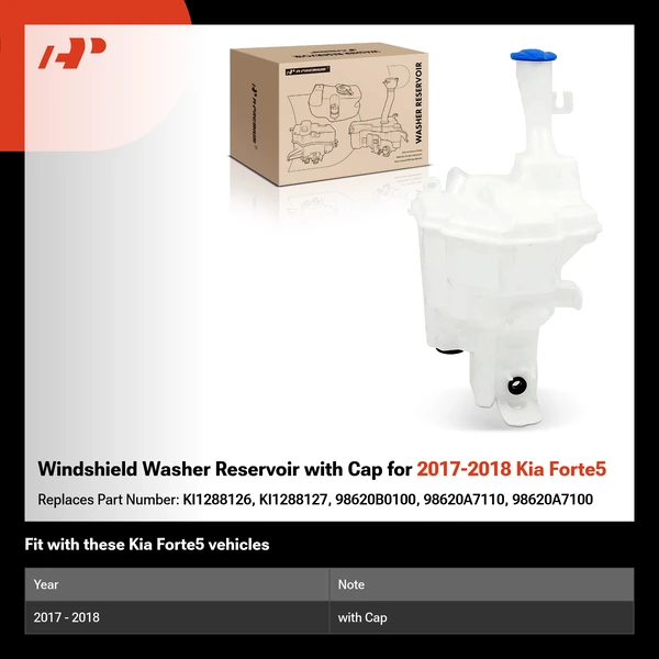 Windshield Washer Reservoir with Cap for 2017-2018 Kia Forte5