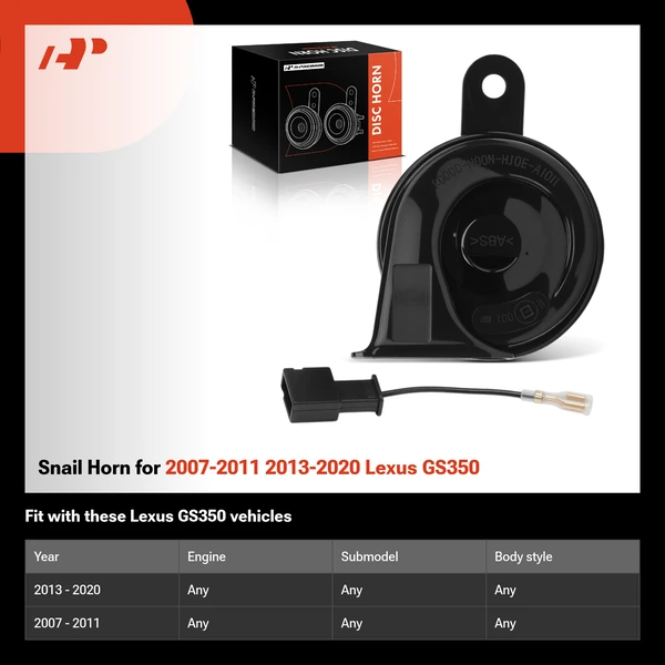 Snail Horn for 2007-2011 2013-2020 Lexus GS350