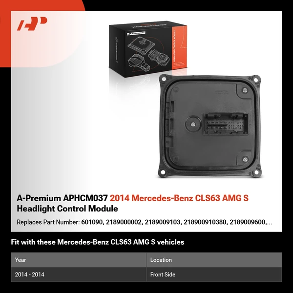 A-Premium APHCM037 2014 Mercedes-Benz CLS63 AMG S Headlight Control Module