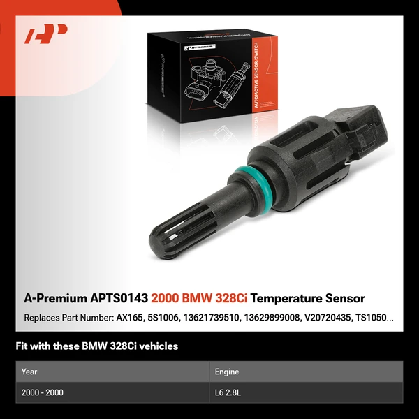 A-Premium APTS0143 2000 BMW 328Ci Temperature Sensor