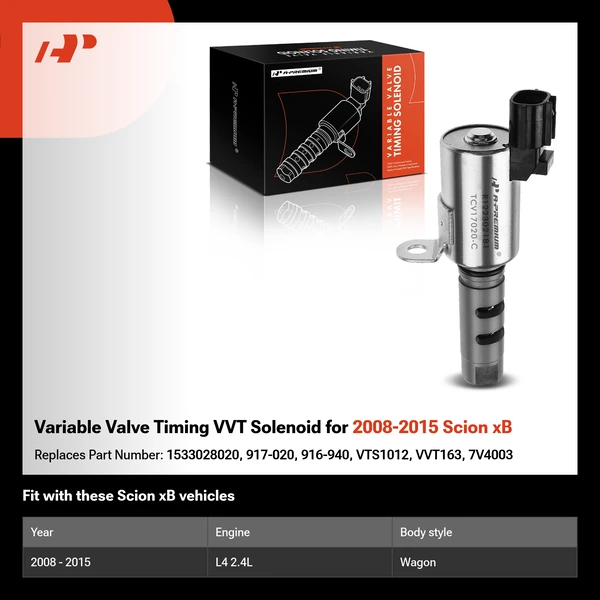 Variable Valve Timing VVT Solenoid for 2008-2015 Scion xB