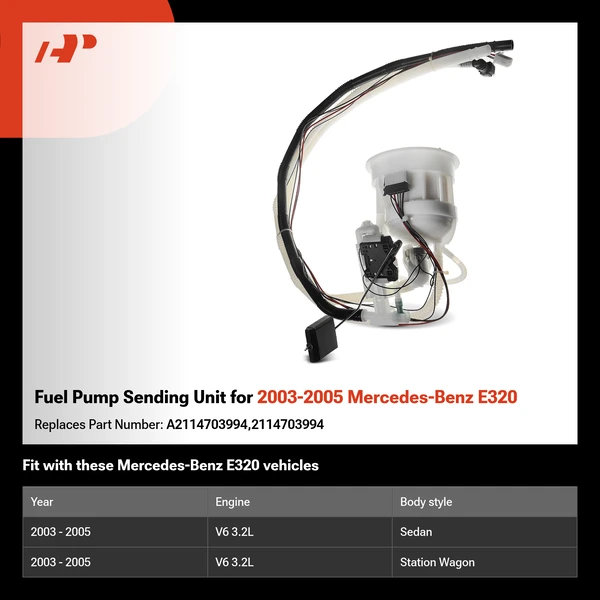 Fuel Pump Sending Unit for 2003-2005 Mercedes-Benz E320