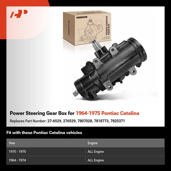 Power Steering Gear Box for 1964-1975 Pontiac Catalina