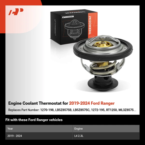 Engine Coolant Thermostat for 2019-2024 Ford Ranger