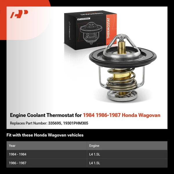 Engine Coolant Thermostat for 1984 1986-1987 Honda Wagovan