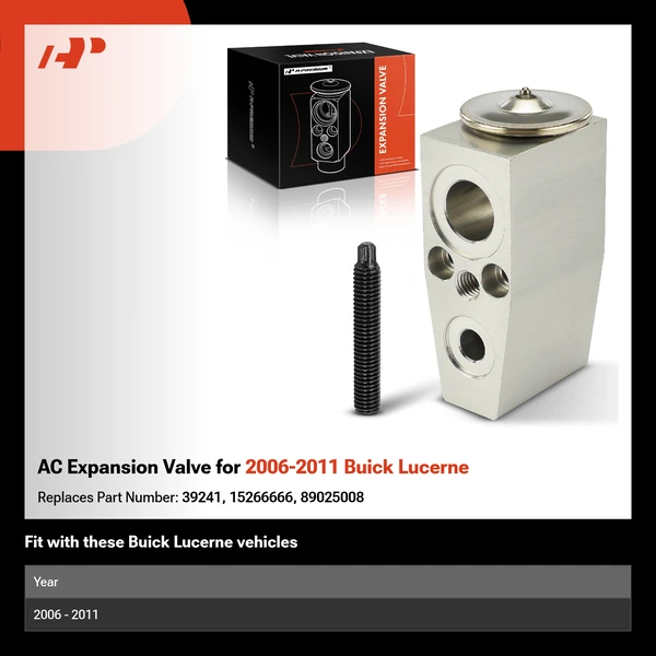 AC Expansion Valve for 2006-2011 Buick Lucerne