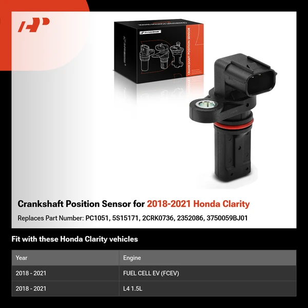 Crankshaft Position Sensor for 2018-2021 Honda Clarity