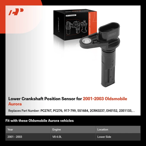 Lower Crankshaft Position Sensor for 2001-2003 Oldsmobile Aurora