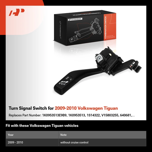 Turn Signal Switch for 2009-2010 Volkswagen Tiguan
