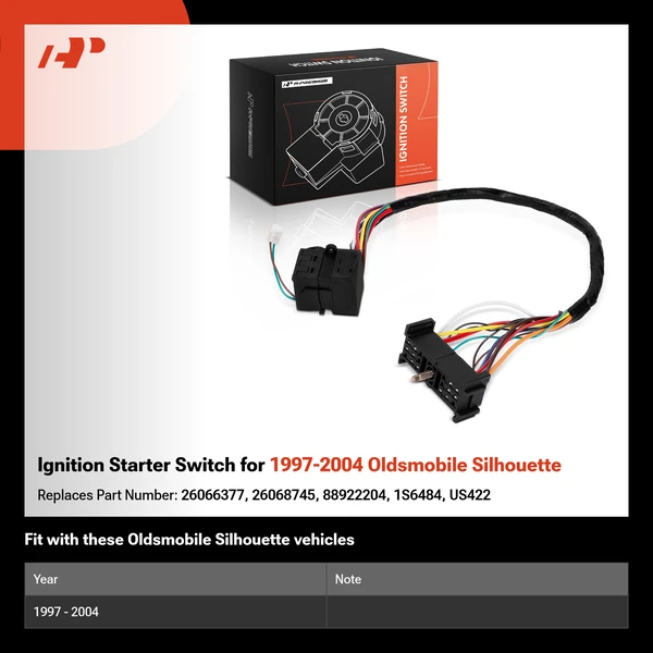 Ignition Starter Switch for 1997-2004 Oldsmobile Silhouette