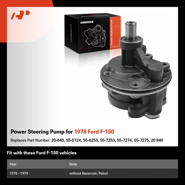Power Steering Pump for 1978 Ford F-150