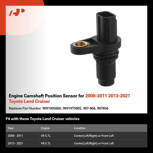 Engine Camshaft Position Sensor for 2008-2011 2013-2021 Toyota Land Cruiser