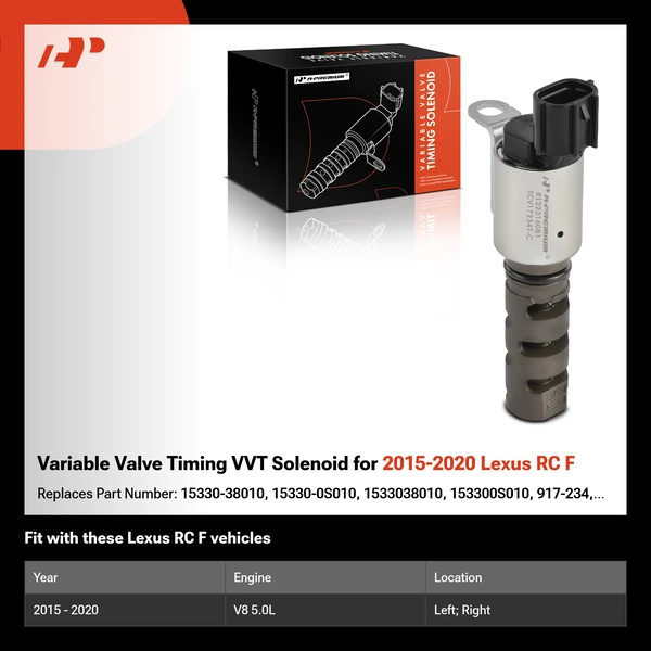 Variable Valve Timing VVT Solenoid for 2015-2020 Lexus RC F