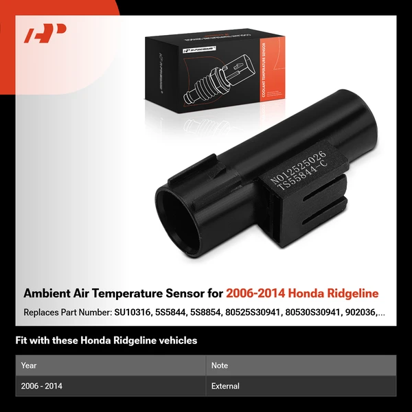 Ambient Air Temperature Sensor for 2006-2014 Honda Ridgeline