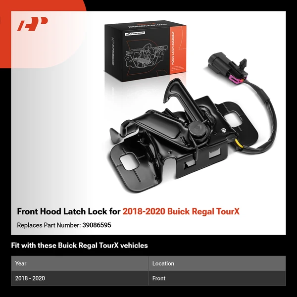 Front Hood Latch Lock for 2018-2020 Buick Regal TourX