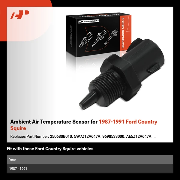 Ambient Air Temperature Sensor for 1987-1991 Ford Country Squire