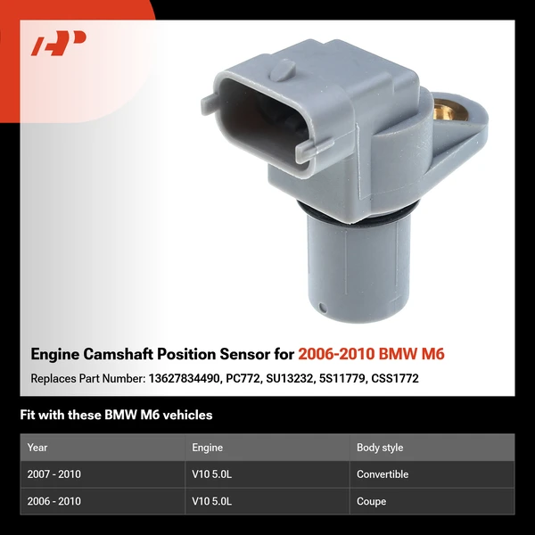 Engine Camshaft Position Sensor for 2006-2010 BMW M6