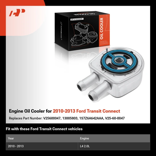Engine Oil Cooler for 2010-2013 Ford Transit Connect