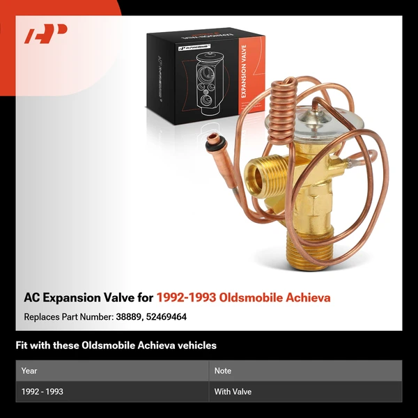 AC Expansion Valve for 1992-1993 Oldsmobile Achieva