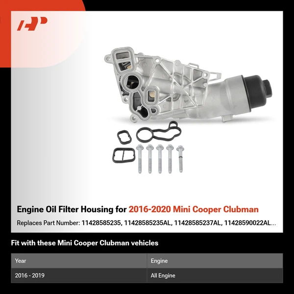 Engine Oil Filter Housing for 2016-2020 Mini Cooper Clubman
