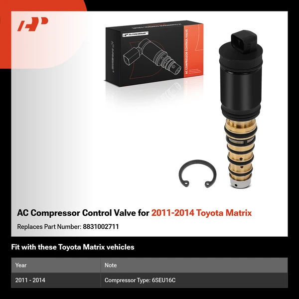 AC Compressor Control Valve for 2011-2014 Toyota Matrix
