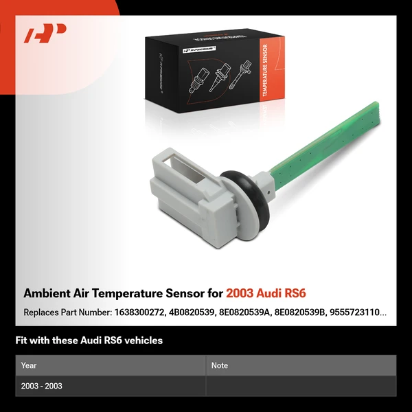 Ambient Air Temperature Sensor for 2003 Audi RS6