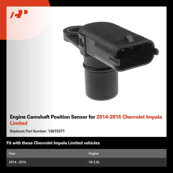 Engine Camshaft Position Sensor for 2014-2016 Chevrolet Impala Limited