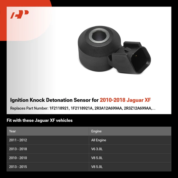 Ignition Knock Detonation Sensor for 2010-2018 Jaguar XF