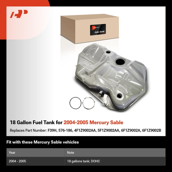 18 Gallon Fuel Tank for 2004-2005 Mercury Sable