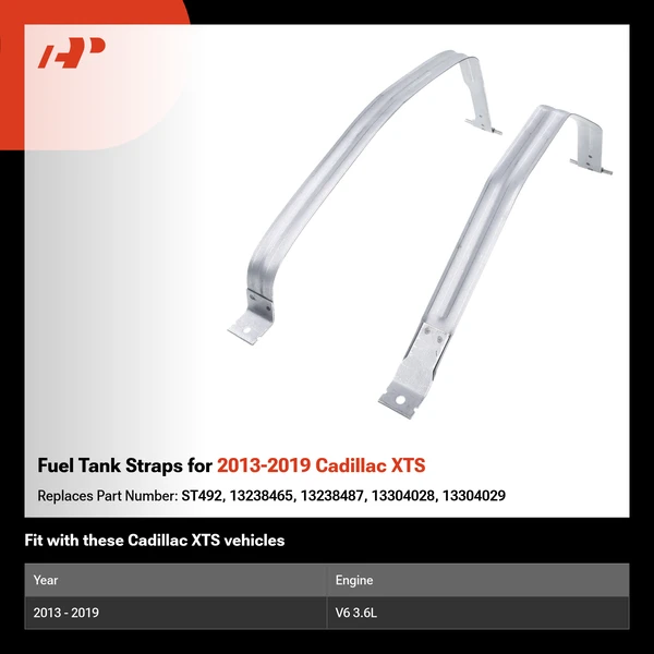 Fuel Tank Straps for 2013-2019 Cadillac XTS
