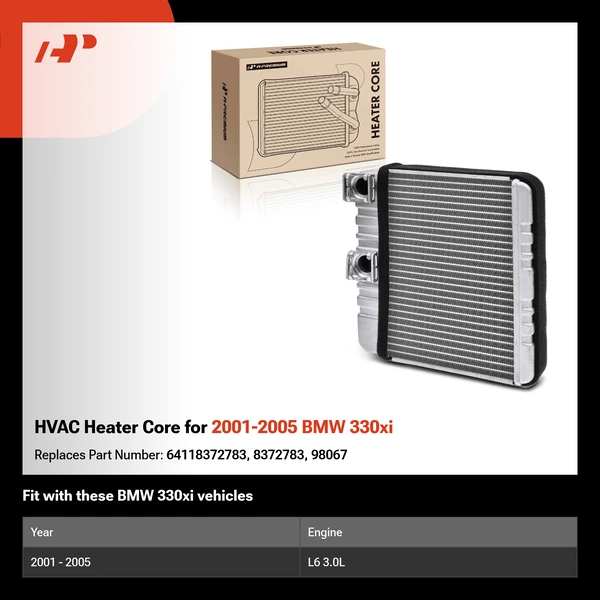 HVAC Heater Core for 2001-2005 BMW 330xi