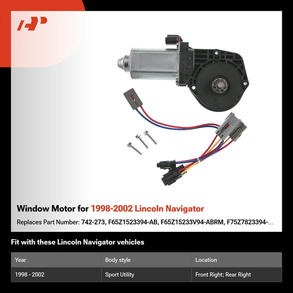 Window Motor for 1998-2002 Lincoln Navigator