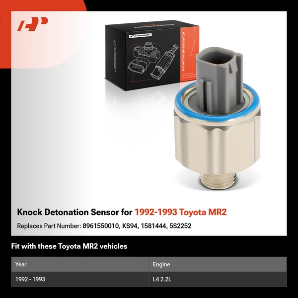 Knock Detonation Sensor for 1992-1993 Toyota MR2
