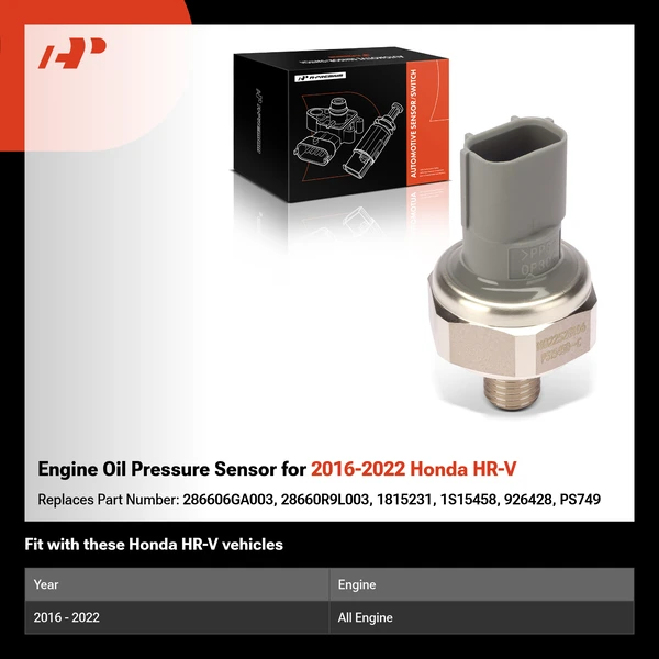 Engine Oil Pressure Sensor for 2016-2022 Honda HR-V