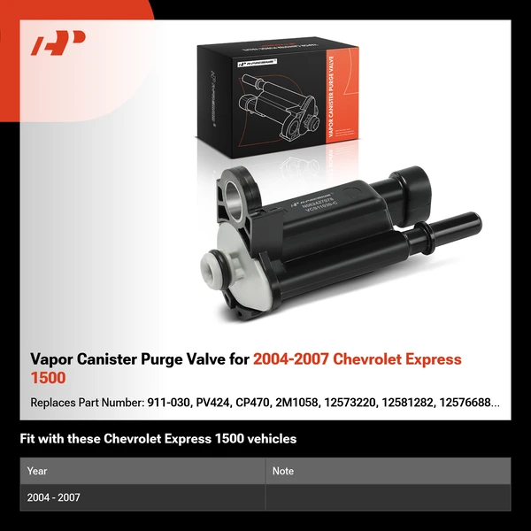 Vapor Canister Purge Valve for 2004-2007 Chevrolet Express 1500