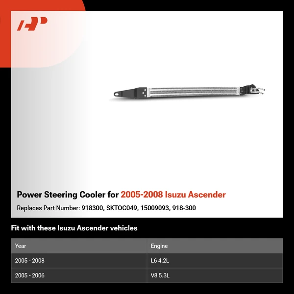 Power Steering Cooler for 2005-2008 Isuzu Ascender