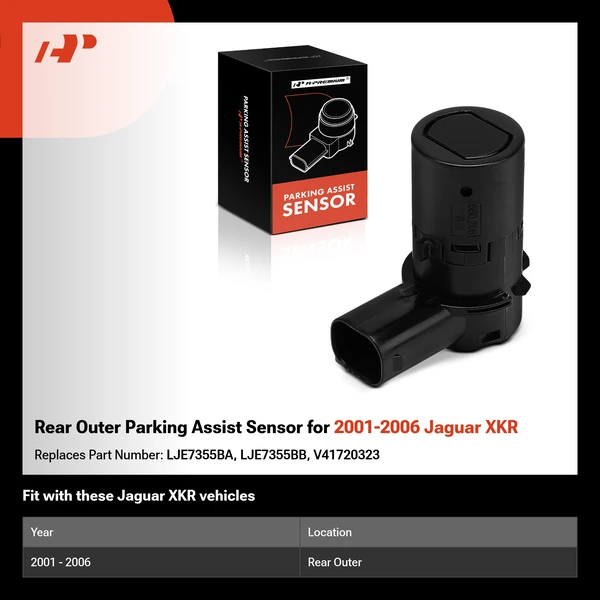 Rear Outer Parking Assist Sensor for 2001-2006 Jaguar XKR