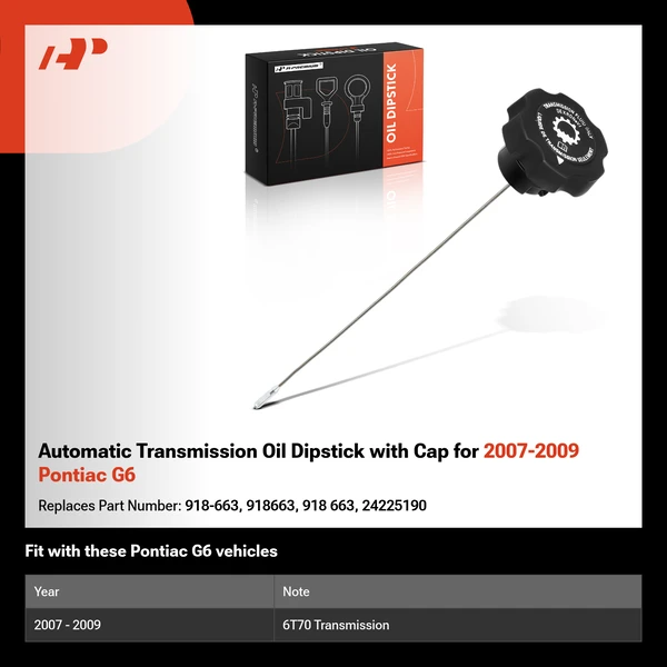 Automatic Transmission Oil Dipstick with Cap for 2007-2009 Pontiac G6