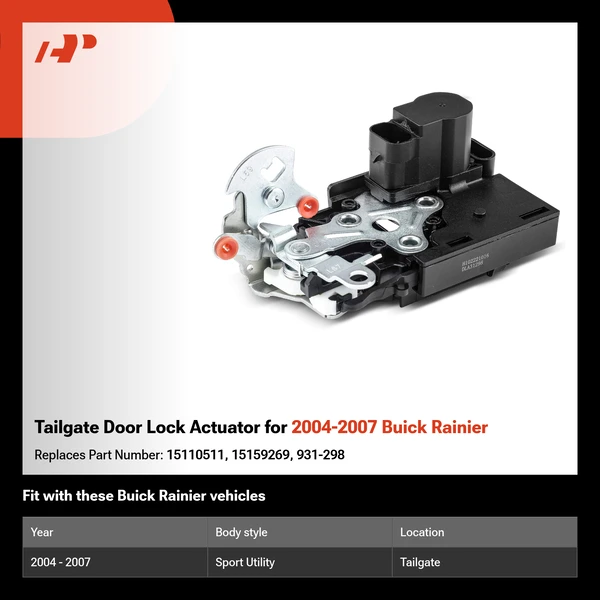 Tailgate Door Lock Actuator for 2004-2007 Buick Rainier