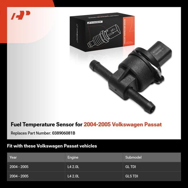 Fuel Temperature Sensor for 2004-2005 Volkswagen Passat